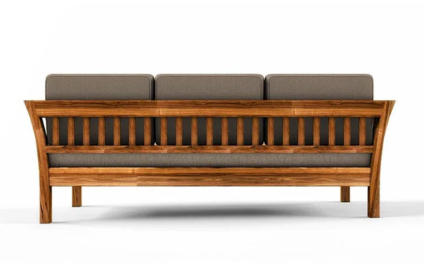 3 Seater Wooden Sofa For Home Furniture Premium Upholstery Modern and Durable Design for Living Room