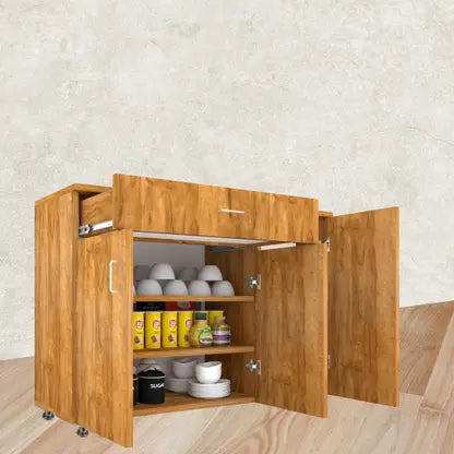 3-Door Cabinet with Drawer – with Stylish &amp; Practical Kitchen Storage.