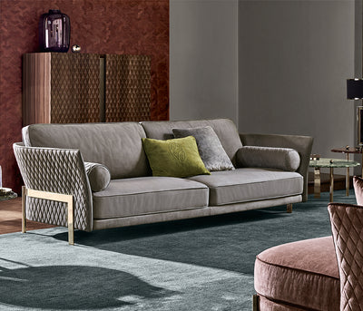 3 Seater Modular Sofa or chaise For Home Furniture Upholstery Velvet Luxury Comfortable  Design For Living Room