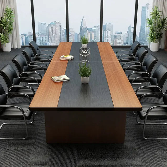 Meeting Table for Office Furniture Desk Premium Quality & Luxury Modern Design Made in Particle Board/ MDF/Plywood with 2 Wire Manager Conference Tables