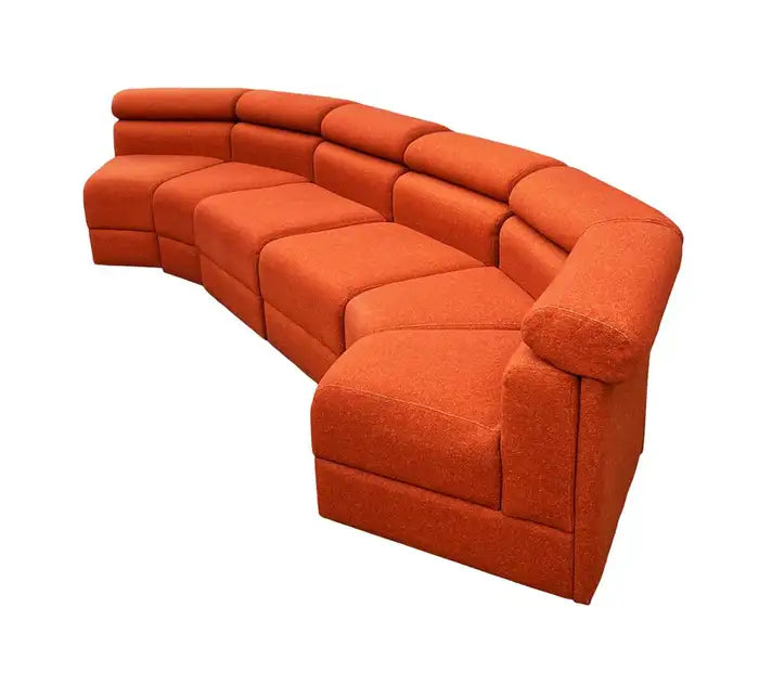 Curved Sofa Circular Design Modular Corner Sofa For Office Furniture Premium