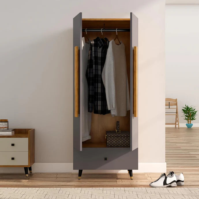 Wardrobe for Compact Bedroom Premium Space-Saving Wardrobe with Elegant Finish.