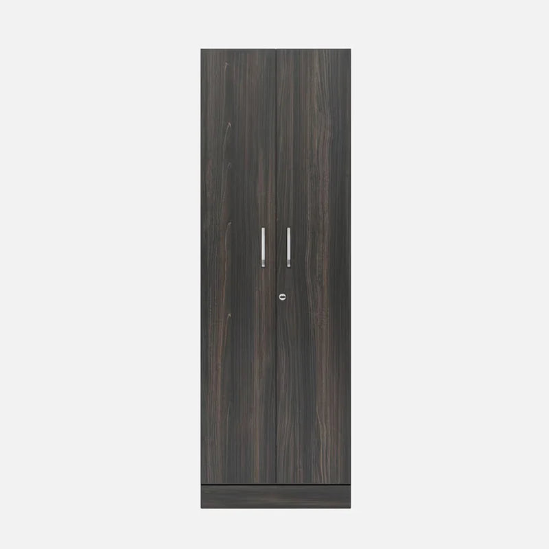 2 Door Wooden Wardrobe with One Sliding Shelf & Modern Design with Durable and Shelf Units