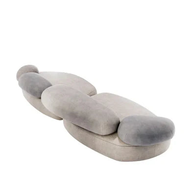 Long Seater Sofa For Home Furniture Upholstered velvet, Unique &amp; Modern Design For Living Room or Hall