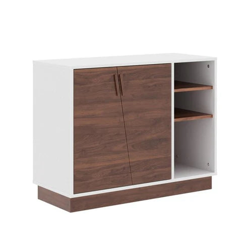 Wooden Shoes Storage Cabinet with Premium Shelves, Compact Minimalist with Top Build Quality