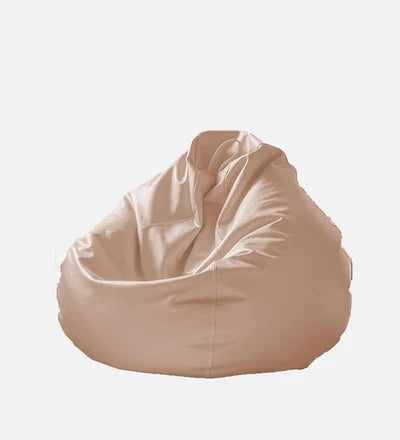 Fluffy Bean Bag Ultra Soft Cozy, Medium Size Filled with Premium Beans Ideal For Living Room, Bedroom, Gaming Lounge, Comfortable Seating for Adults or Kids -Cream