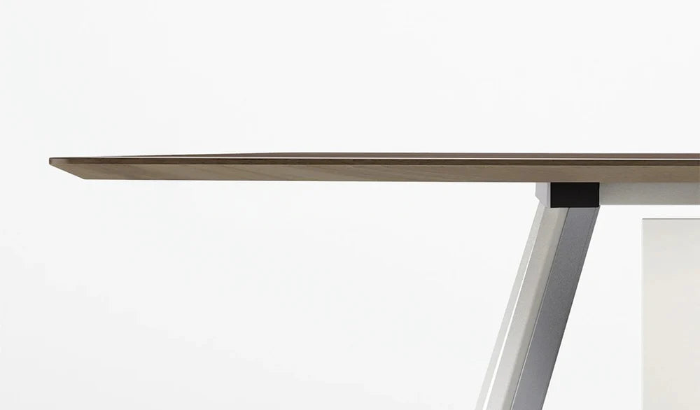Director L-Shape Office Table Luxury Design and side unit Ergonomic Curved Top and Wire Manager & Metal Legs