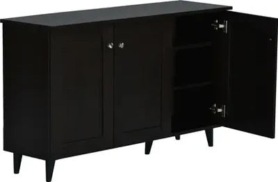 Wooden Shoes Storage Cabinet with Premium Shelves