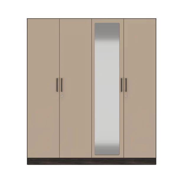 Minimalist Bookcase and Storage Cabinet – Sleek Finish with Shelving & Cupboard Space