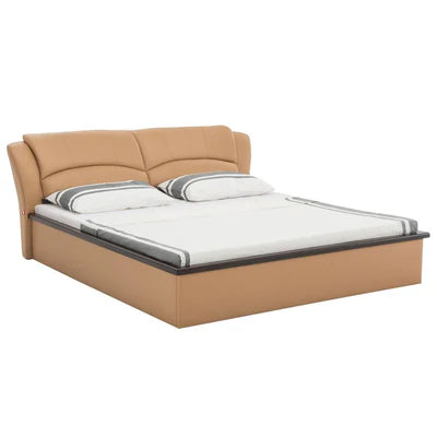 Luxury King Size Wooden Bed Fully Upholstered Modern Design Made in Plyboard with Premium Leatherette Fabric