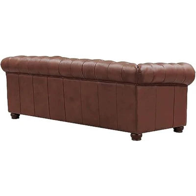 3 Seater Chesterfield Tufted Modern Design and Leatherette fabric Durable &amp; Comfortable Padded Perfect for living room