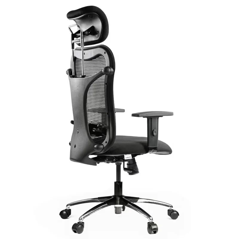 Ergonomic mesh chair with breathable back