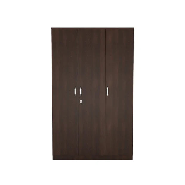 Wardrobe for Home Use – Engineered Particle with 3 Doors and Lock