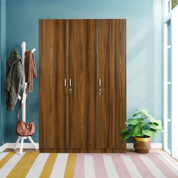 3 Door Wooden Wardrobe