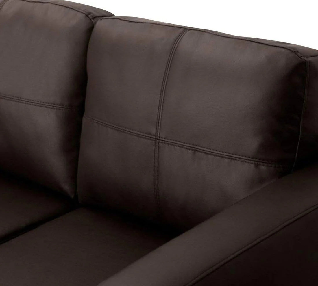 L Shape Sofa for Home Furniture, Built of Premium Wood and Premium PU Leatherette Upholstery For Living Room Area.