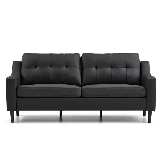 64% 3 Seater sofa Modern Design and Upholstery Leatherette Durable & Comfortable Padded Perfect for living Room