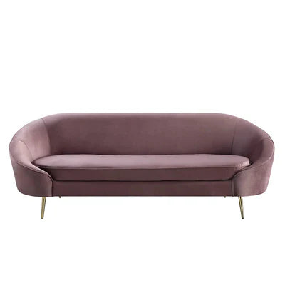 Modern 3 Seater Sofa Unique Design for Home Furniture and Soft Padded and Metal Legs Base