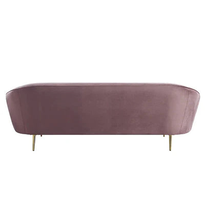 Modern 3 Seater Sofa Unique Design for Home Furniture and Soft Padded and Metal Legs Base