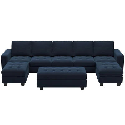 9 Seater U Shape&nbsp;Sofa For Home Furniture, Upholstery Fabric Modern And&nbsp;Durable Design For Living Room
