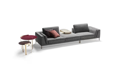 3-Seater Sofa For Home Italian Furniture Upholstery Suede Fabric and Best Quality Fabric and A-Class Quality Wood and Premium