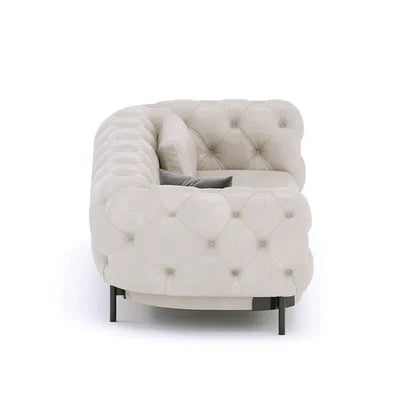3 Seater Sofa For Home Furniture Upholstered Leatherette, Comfortable &amp; Soft Luxury Couch for Living Room
