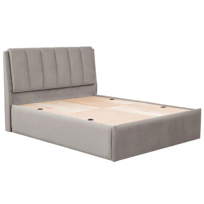 Premium Wooden Queen Size Bed Made in Wooden with Upholstered and Storage with Hydraulic Lift Mechanism