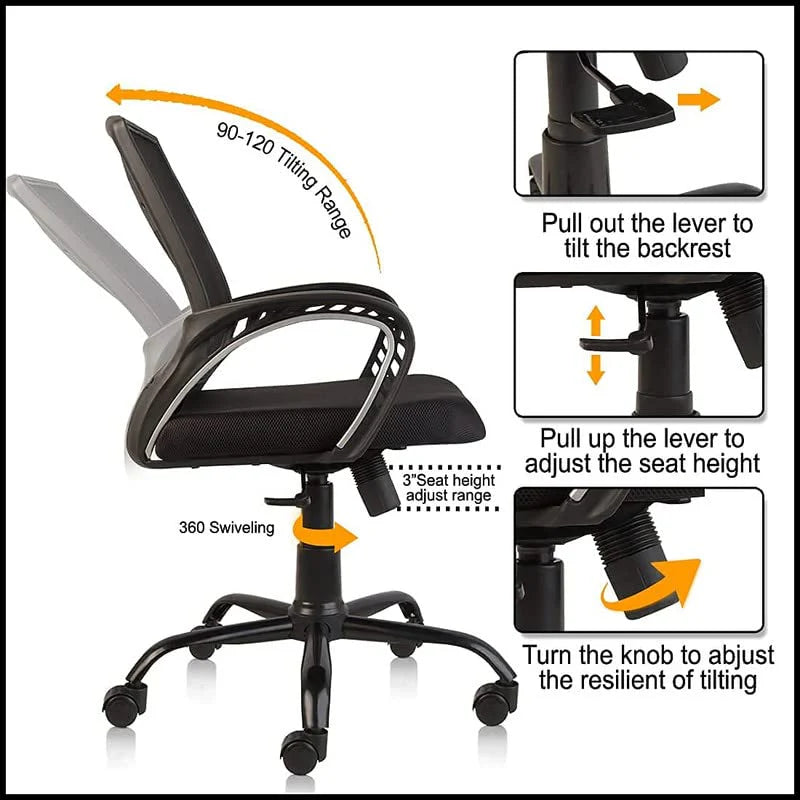 Executive Chair in Low Back with Nylon Base