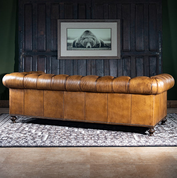 3 Seater chesterfield sofa for Home Furniture Tufted Modern Design and Leatherette fabric Durable & Comfortable for living Room