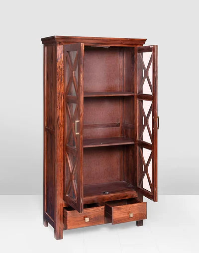 Wooden Cabinet with Soft-Close Doors and Spacious Shelves for Everyday Convenience