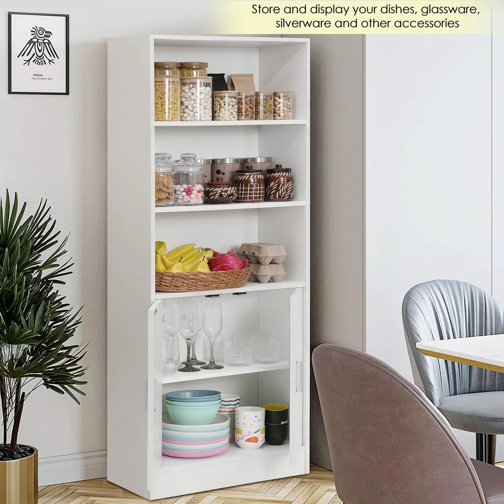 Wooden Storage Cabinet with Multi-Purpose Storage, Contemporary Style and Soft-Close Doors