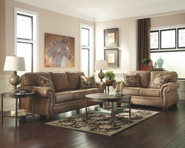 3 Seater & Sofa For Home Furniture, Upholstery Pu leatherette Premium and Durable Design For Living Room and Office- Dark Brown