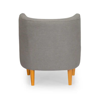 Lounge Chair For Home Furniture Modern &amp; Durable Design Upholstery Fabric Comfortable Seating for Living Room &amp; Offices - Grey