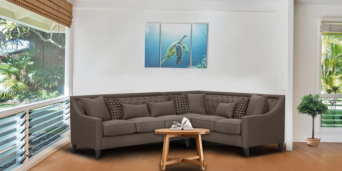 L Shape Sectional Sofa For Home and furniture Upholstery Cotton Polyester Modern and Durable Design