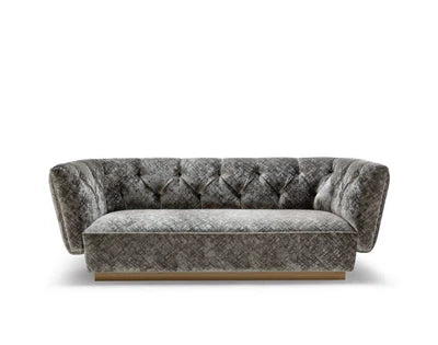 3-Seater Sofa Modern and Luxury For Home Furniture Upholstery Velvet Fabric and Premium Quality Fabric and Top Class Quality Wood For Living Room