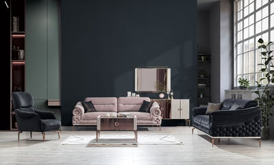 3 Seater Sofa For House Furniture Upholstery Velvet Best Quality Fabric Luxury and Premium, Comfortable for Living Hall Space