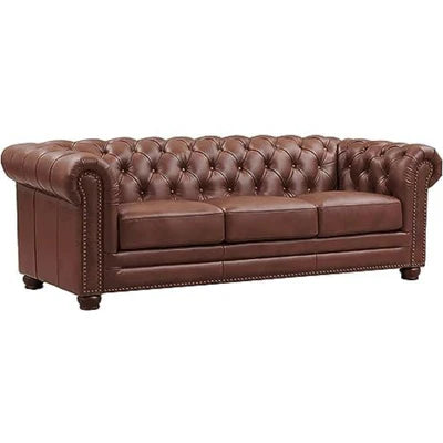 3 Seater Chesterfield Tufted Modern Design and Leatherette fabric Durable &amp; Comfortable Padded Perfect for living room