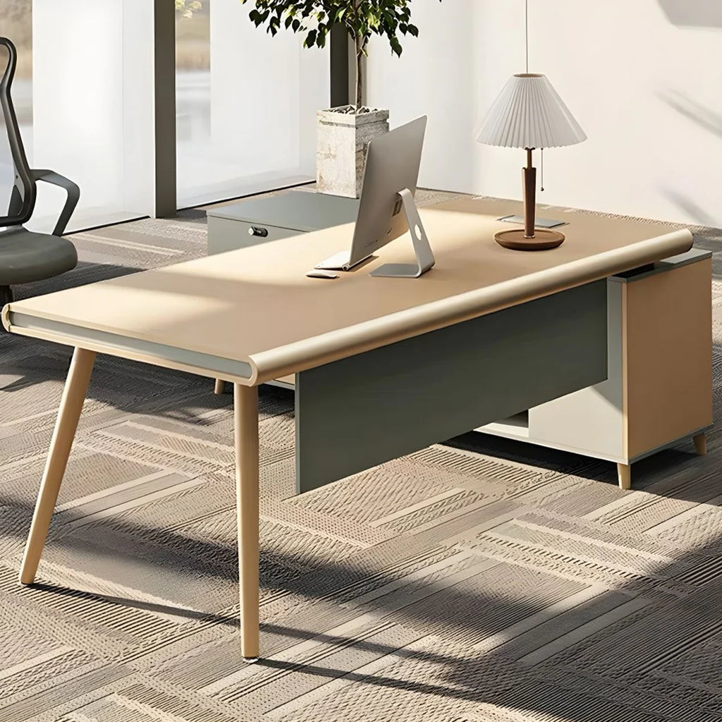 Director & Executive L-Shape Office Table Modern Desk