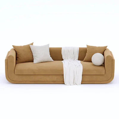 3 Seater Sofa For Home Furniture Upholstered velvet, Unique &amp; Modern Design For Living Room or Hall