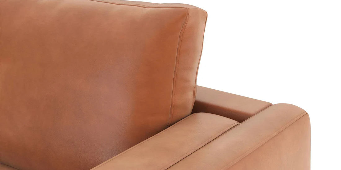 3 Seater Sofa for Modern Home Furniture Made in Plyboard and Leatherette