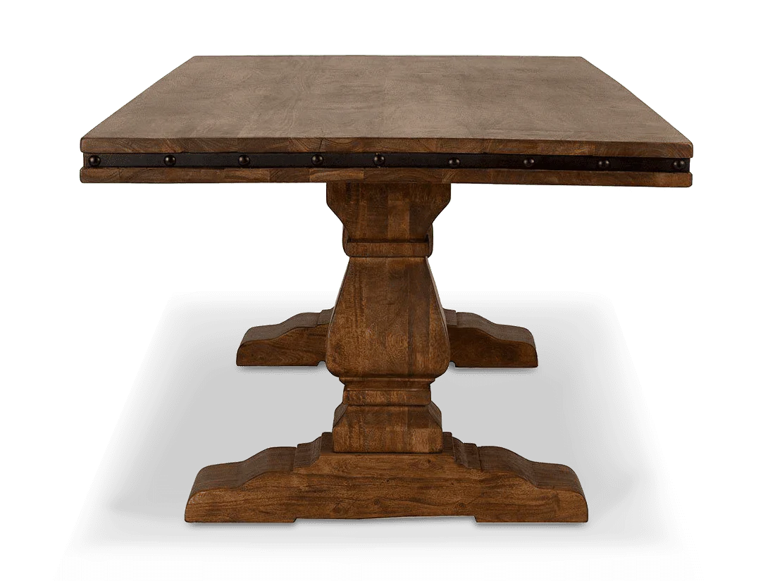 Conference Meeting Office Table Made in Solid wood with design is Hand Crafting and natural Color & 8 Seater Meeting Table