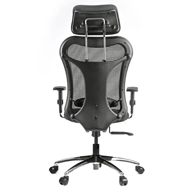 Ergonomic mesh chair with breathable back