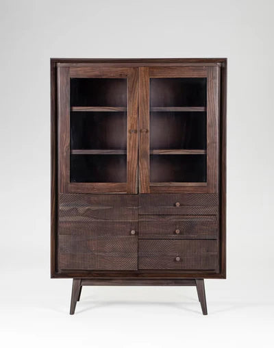 Wooden Cabinet Includes Easy-Close Doors and Shelves That Bring Practical Elegance to Any Home