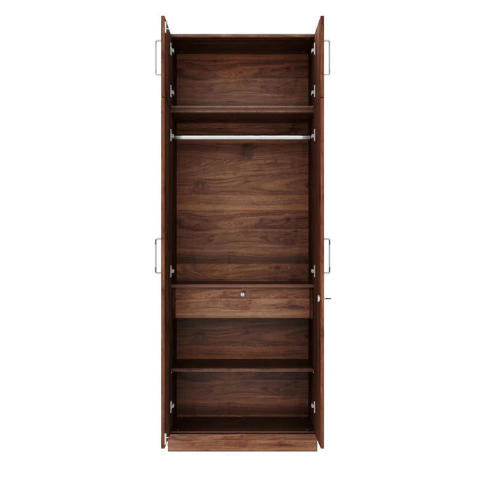 Wardrobe Elegant Storage Solution for Bedroom & with Hanging Space, Shelves & Drawers