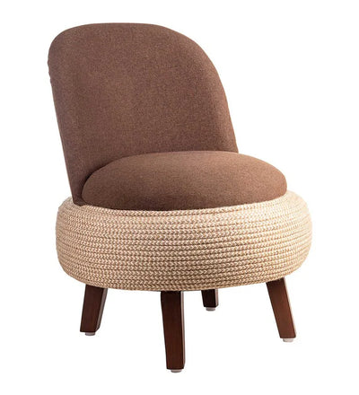 Lounge Chair For Home Furniture Modern &amp; Durable Design Comfortable Seating &amp; Stylish for Living Rooms -Brown &amp; Beige