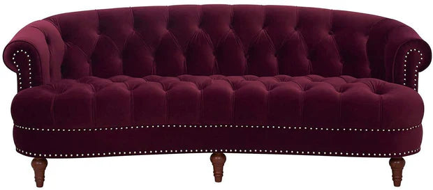 Chesterfield 3 Seater Sofa, Couch, Modern Design Upholstery Velvet Tufted With Arm Rest For Living Room, Bedroom, Guestroom
