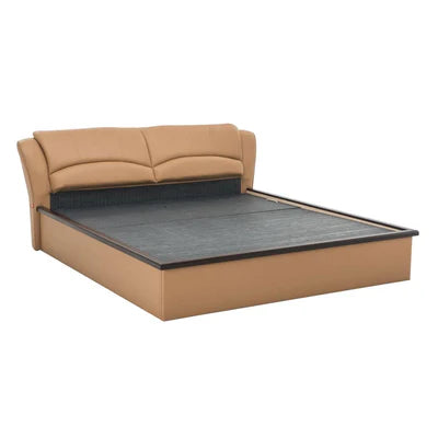 Luxury King Size Wooden Bed Fully Upholstered Modern Design Made in Plyboard with Premium Leatherette Fabric