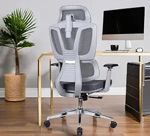 Mesh Back Executive Chair – 3D Armrests, Multi‑Tilt Lock, Chrome Base