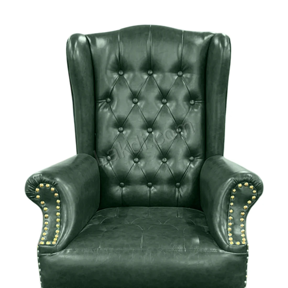 High Back Director Chair With Wooden Base