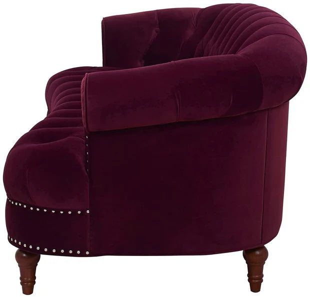 Chesterfield 3 Seater Sofa, Couch, Modern Design Upholstery Velvet Tufted With Arm Rest For Living Room, Bedroom, Guestroom