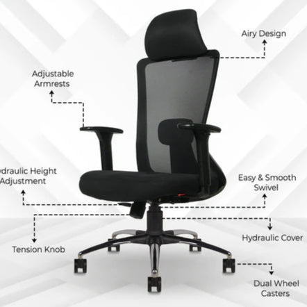 ErgoGlide Executive High Back Office Chair